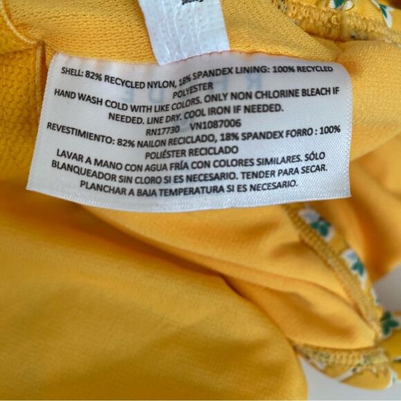 NWOT RHODE x Target Dainty Lotus Print with Rope One Piece Swimsuit Plus 2X - Picture 8 of 9